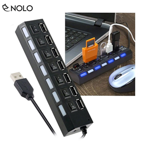 HUB USB 7 PORT CÓ CÔNG TẮC 