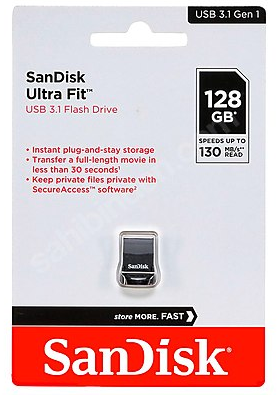 USB 128GB SanDisk Ultra Fit CZ430 (USB 3.1)